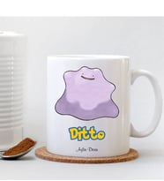 BK Gift Kişiye Özel Pokemon Ditto Beyaz Kupa Bardak