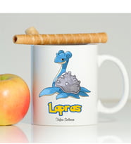 BK Gift Kişiye Özel Pokemon Lapras Beyaz Kupa Bardak