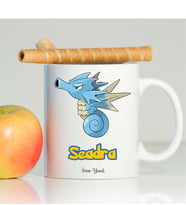 BK Gift Kişiye Özel Pokemon Seadra Beyaz Kupa Bardak