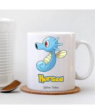 BK Gift Kişiye Özel Pokemon Horsea Beyaz Kupa Bardak