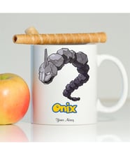 BK Gift Kişiye Özel Pokemon Onix Beyaz Kupa Bardak