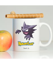 BK Gift Kişiye Özel Pokemon Haunter Beyaz Kupa Bardak