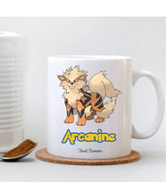 BK Gift Kişiye Özel Pokemon Arcanine Beyaz Kupa Bardak