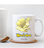 BK Gift Kişiye Özel Pokemon Ninetales Beyaz Kupa Bardak