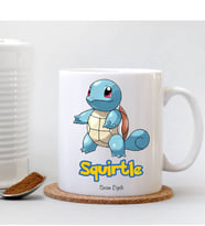 BK Gift Kişiye Özel Pokemon Squirtle Beyaz Kupa Bardak