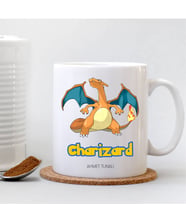 BK Gift Kişiye Özel Pokemon Charizard Beyaz Kupa Bardak