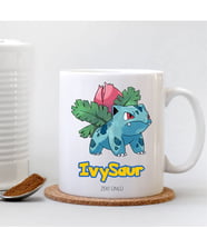 BK Gift Kişiye Özel Pokemon Ivysaur Beyaz Kupa Bardak