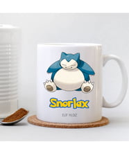BK Gift Kişiye Özel Pokemon Snorlax Beyaz Kupa Bardak