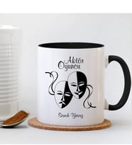 BK Gift Kişiye Özel Mesleki Oyuncu Siyah Kupa Bardak - 001