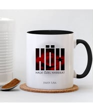 BK Gift Kişiye Özel Halk Özel Harekat Siyah Kupa Bardak - 003