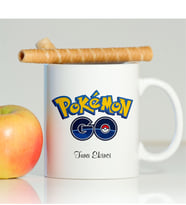 BK Gift Kişiye Özel Pokemon Beyaz Kupa Bardak - 002
