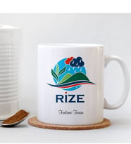 BK Gift Kişiye Özel Rize Beyaz Kupa Bardak - 001