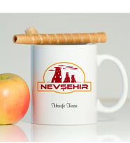 BK Gift Kişiye Özel Nevşehir Beyaz Kupa Bardak - 001