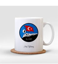 BK Gift Kişiye Özel Kars Beyaz Kupa Bardak - 001