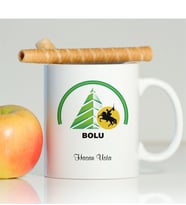 BK Gift Kişiye Özel Bolu Beyaz Kupa Bardak - 001