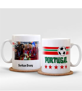 BK Gift Kişiye Özel Portekiz Beyaz Kupa Bardak