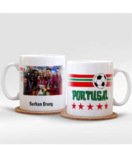 BK Gift Kişiye Özel Portekiz Beyaz Kupa Bardak