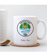 BK Gift Kişiye Özel Zonguldak Beyaz Kupa Bardak - 001