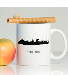 BK Gift Kişiye Özel Kastamonu Beyaz Kupa Bardak - 002