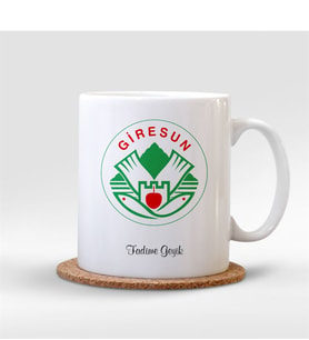BK Gift Kişiye Özel Giresun Beyaz Kupa Bardak - 001