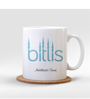 BK Gift Kişiye Özel Bitlis Beyaz Kupa Bardak - 001