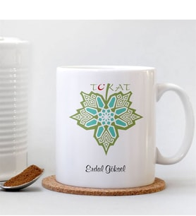 BK Gift Kişiye Özel Tokat Beyaz Kupa Bardak - 001