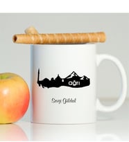 BK Gift Kişiye Özel Ağrı Beyaz Kupa Bardak - 002