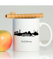 BK Gift Kişiye Özel Malatya Beyaz Kupa Bardak - 001