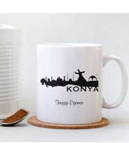 BK Gift Kişiye Özel Konya Beyaz Kupa Bardak - 002