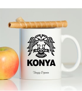 BK Gift Kişiye Özel Konya Beyaz Kupa Bardak - 001