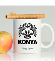 BK Gift Kişiye Özel Konya Beyaz Kupa Bardak - 001