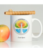 BK Gift Kişiye Özel Adana Beyaz Kupa Bardak - 001