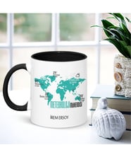 BK Gift Kişiye Özel Mesleki Meteoroloji Mühendisi Siyah Kupa Bardak