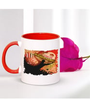 BK Gift Kişiye Özel Kırmızı Kupa Bardak (Sarı Kırmızı Temalı) 003