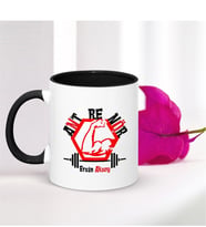BK Gift Kişiye Özel Mesleki Antrenör Siyah Kupa Bardak - 005