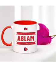 BK Gift Kişiye Özel Canım Ablam Kırmızı Kupa Bardak