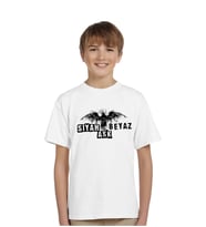 BK Gift Siyah-Beyaz Temalı Çocuk Tişört-8