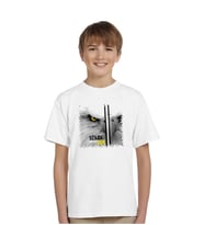 BK Gift Siyah-Beyaz Temalı Çocuk Tişört-5