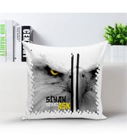 BK Gift Kişiye Özel Yastık  (Siyah Beyaz Temalı) 005
