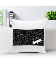 BK Gift Kişiye Özel Yastık  (Siyah Beyaz Temalı) 002