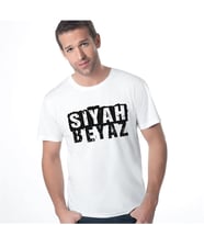 Erkek Tişört (siyah Beyaz Temalı) 001