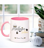 BK Gift Kişiye Özel Mutfağın Sultanı Pembe Kupa Bardak - 002