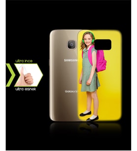 BK Gift Kişiye Özel Samsung Galaxy S7 İnce Şeffaf Silikon Telefon Kapağı