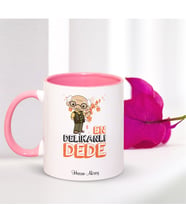 BK Gift Kişiye Özel En Delikanlı Dede Pembe Kupa Bardak