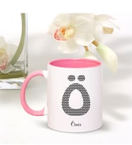 BK Gift Kişiye Özel Ö Harfi İsimli Pembe Kupa Bardak