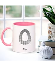BK Gift Kişiye Özel O Harfi İsimli Pembe Kupa Bardak