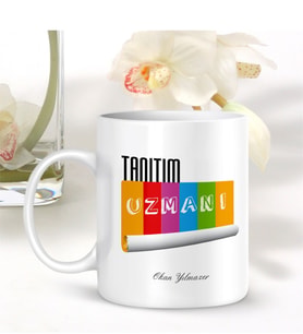 BK Gift Kişiye Özel Mesleki Tanıtım Uzmanı Beyaz Kupa Bardak - 001