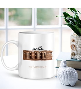 BK Gift Kişiye Özel Mesleki Marangoz Beyaz Kupa Bardak - 001