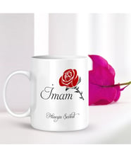 BK Gift Kişiye Özel Mesleki İmam Beyaz Kupa Bardak - 001