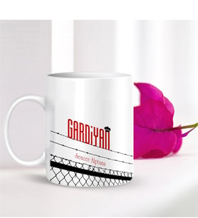 BK Gift Kişiye Özel Mesleki Gardiyan Beyaz Kupa Bardak - 002